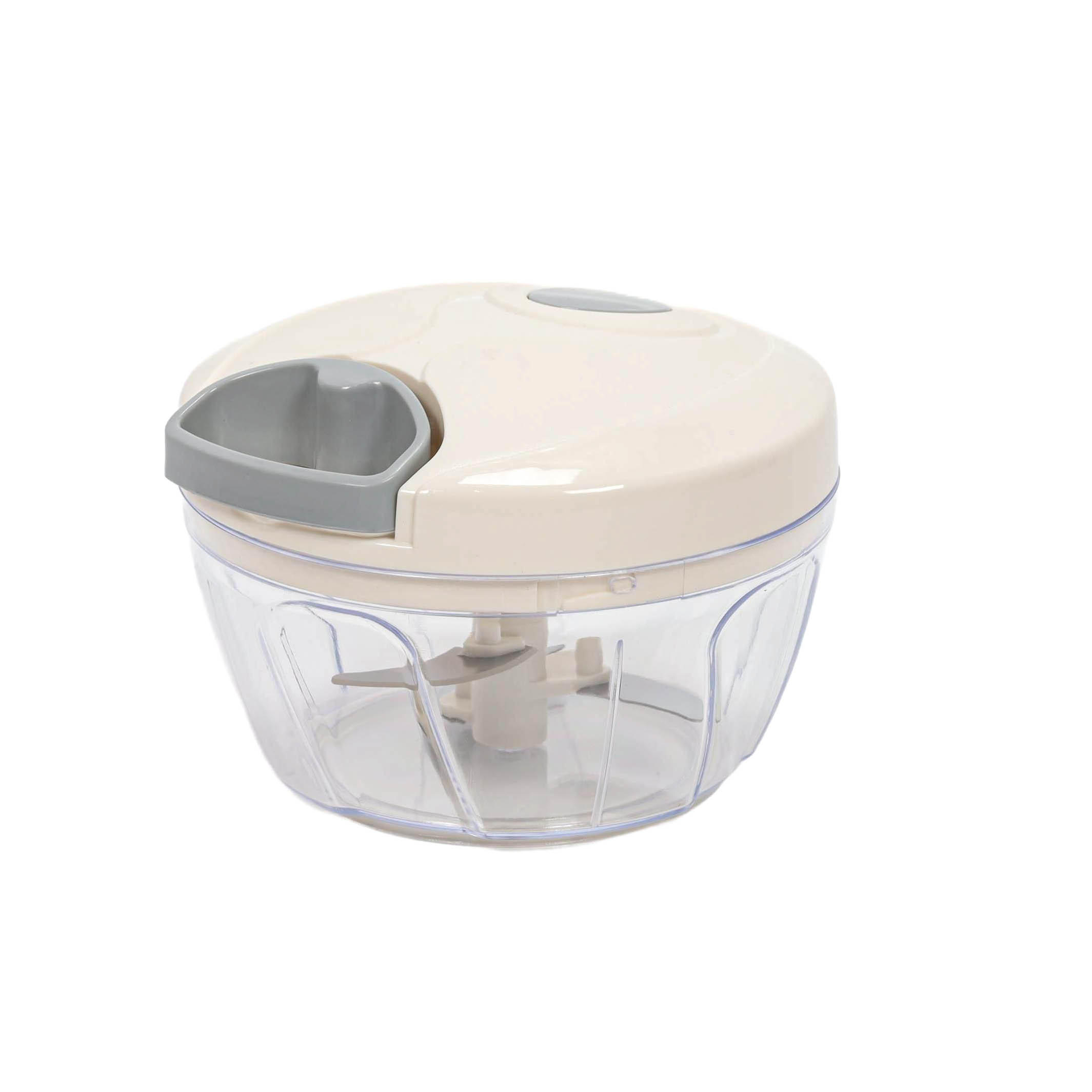 GEMÜSE- UND OBSTSCHNEIDEMASCHINE manuell 13/9 cm - Creme, Kunststoff - Excellent Houseware