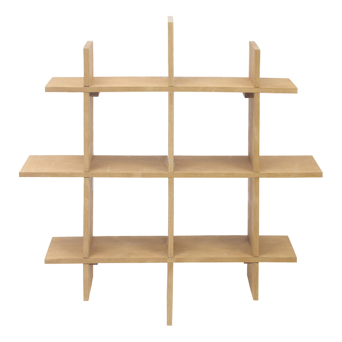 FURNIERTES TASSENREGAL - Tanne - Braun, Holzwerkstoff (73/73/20cm) - home24