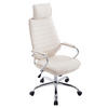 BÜROSTUHL Rocket Stoff Creme - Creme, Textil/Metall (60/128/67cm) - TPFLiving