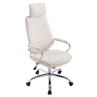BÜROSTUHL Rocket Stoff Creme - Creme, Textil/Metall (60/128/67cm) - TPFLiving