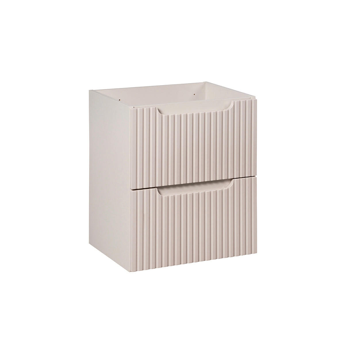 WASCHTISCHUNTERSCHRANK 50cm Riva Kaschmir - Beige, Holzwerkstoff (50/57/40cm) - Petits-meubles