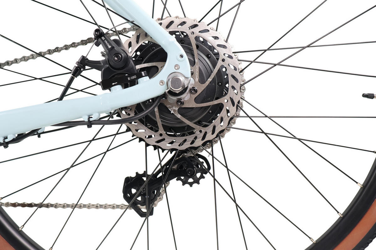 GRAVEL E-BIKE 28" GR10S - Blau, Metall (110cm) - LLOBE