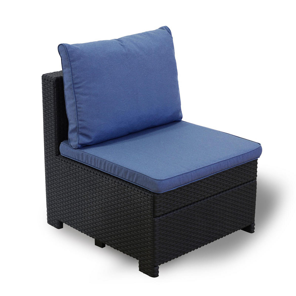 VERLÄNGERUNG für Lounge Set Provence Kissen in anthrazit oder blau - Blau, Kunststoff (660/310/680cm) - Keter