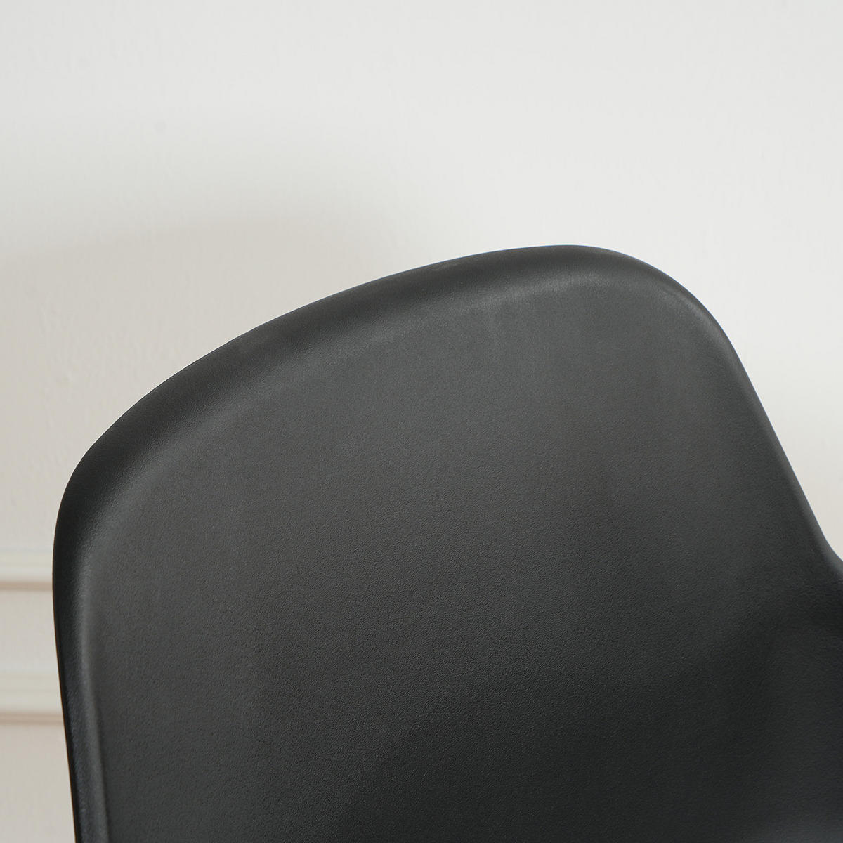 ESSZIMMERSTUHL - 2er-Set - Schwarz, Kunststoff/Metall (55/79/54cm) - home24