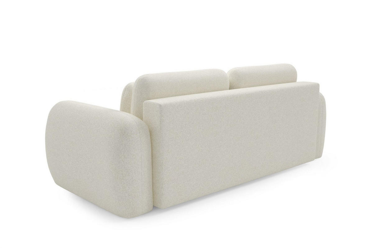 SCHLAFSOFA Gaston - Creme, Holzwerkstoff/Textil (266/95/110cm) - Fun Möbel