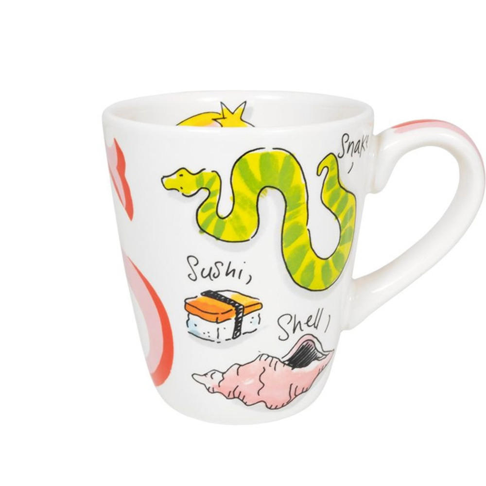 BECHER Love Letter S 0,35L in Bunt - 350 ml - Multicolor, Keramik (0.35L) - Blond Amsterdam