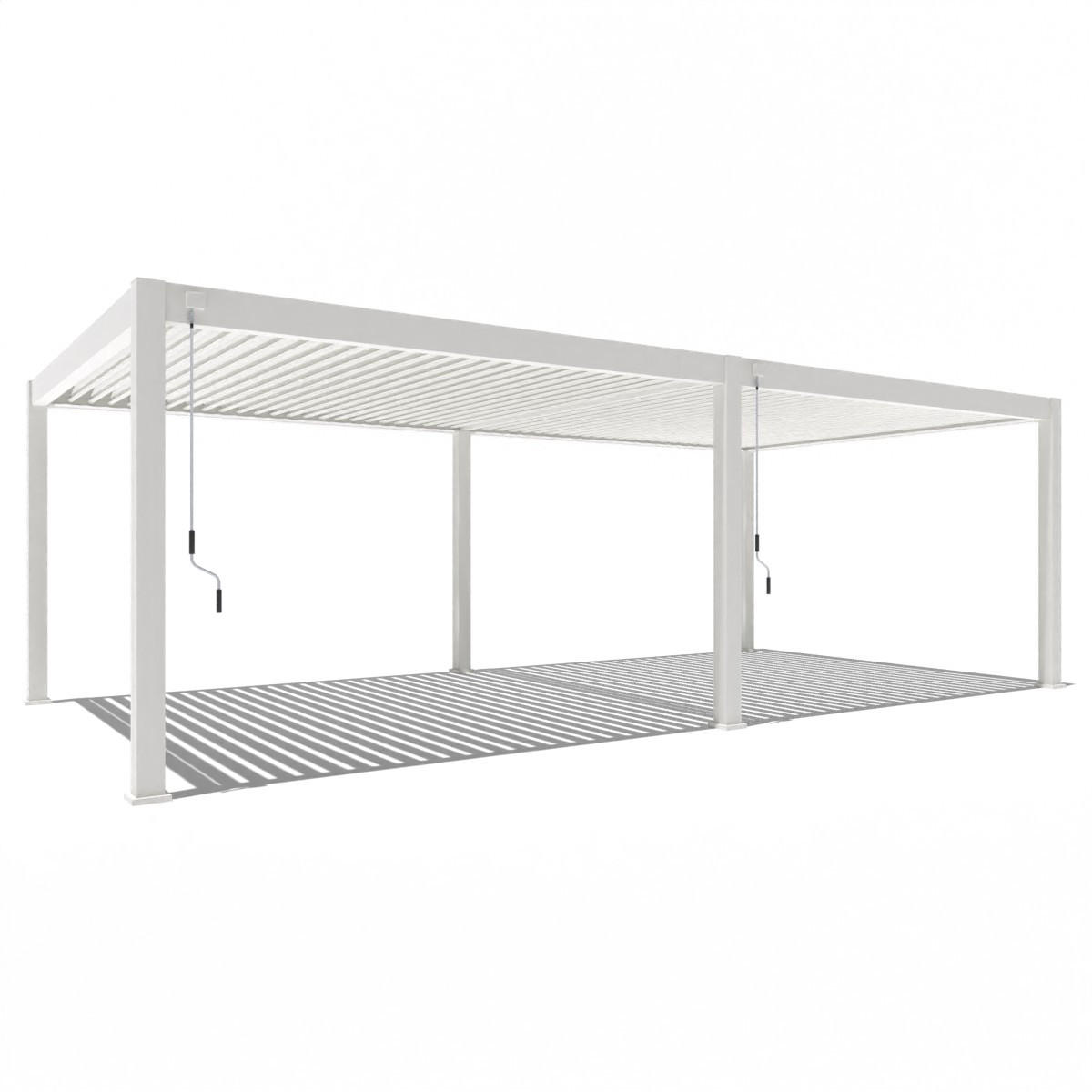 Weide Pergola Weiß 400x255x800 cm