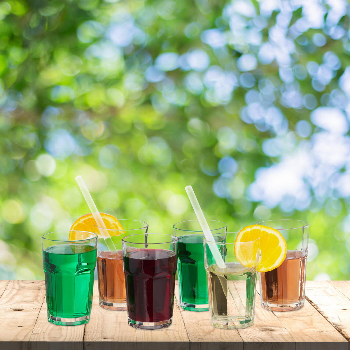 6xTRINKGLÄSER - Transparent, Glas - Relaxdays