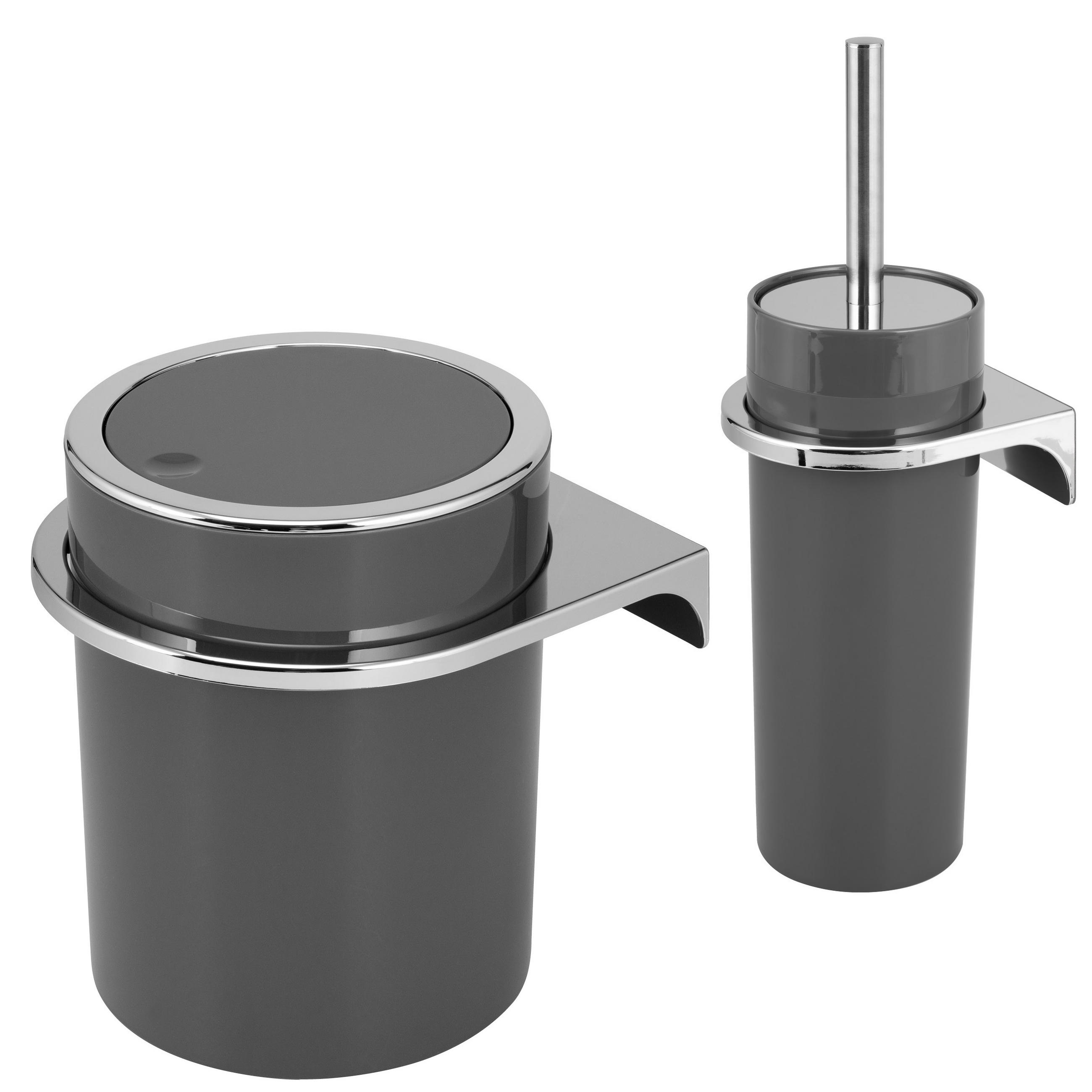 bremermann Bad-Set Grau 10x36.5x10 cm