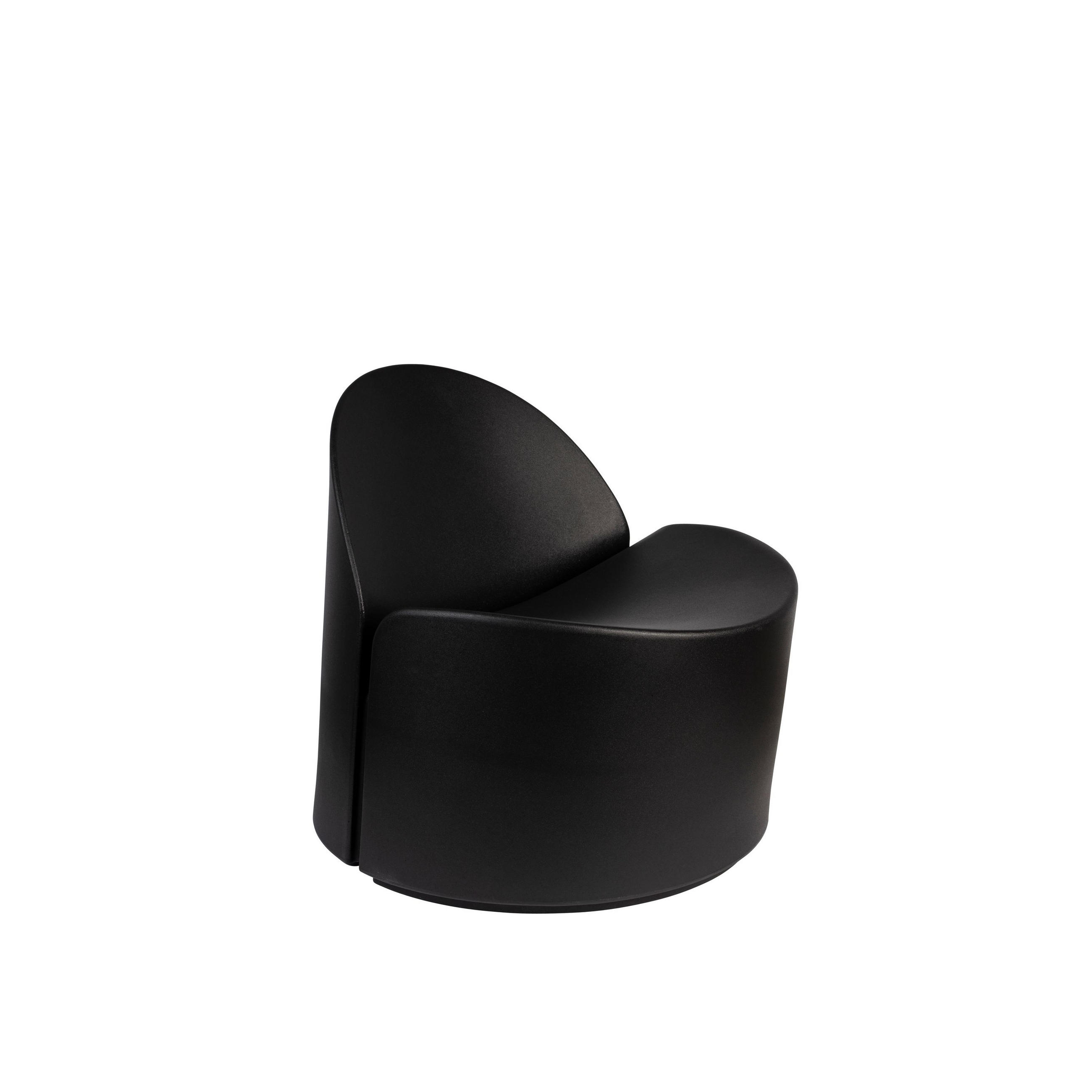SESSEL Bloom Schwarz/Schwarz - Schwarz, Kunststoff (69/70/72cm) - Zuiver