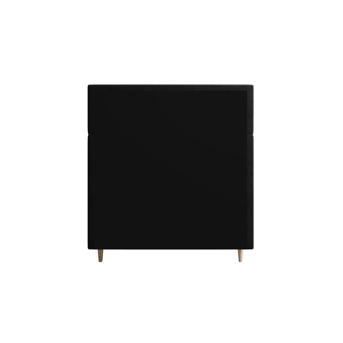 BOXBETT FLO 90x200 Itaka 15, mit Matratze H3, Bonell und Topper, Schwarz - Schwarz, Holz/Textil (90/200cm) - Bedante