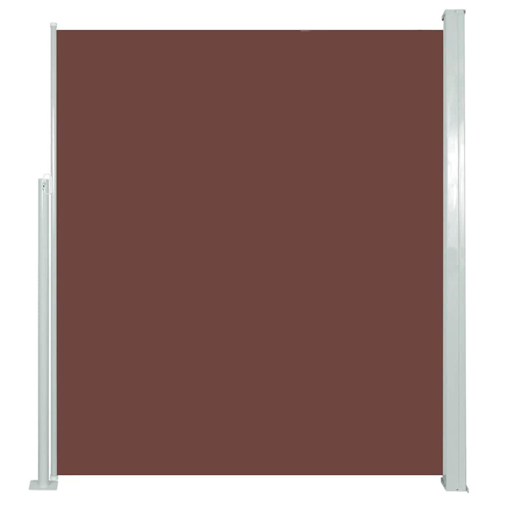 AUSZIEHBARE Seitenmarkise 160x500 cm Braun - Braun, Textil (5/160/500cm) - furnicato