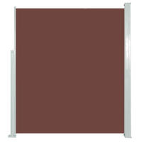 AUSZIEHBARE Seitenmarkise 160x500 cm Braun - Braun, Textil (5/160/500cm) - furnicato