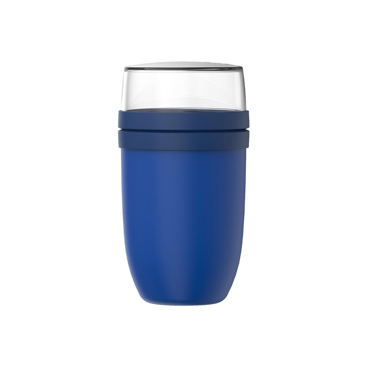 LUNCHPOT XL Ellipse Vivid Blue 750 ml + 300 ml - Dunkelblau, Kunststoff (10.7/20/10.7cm) - Mepal