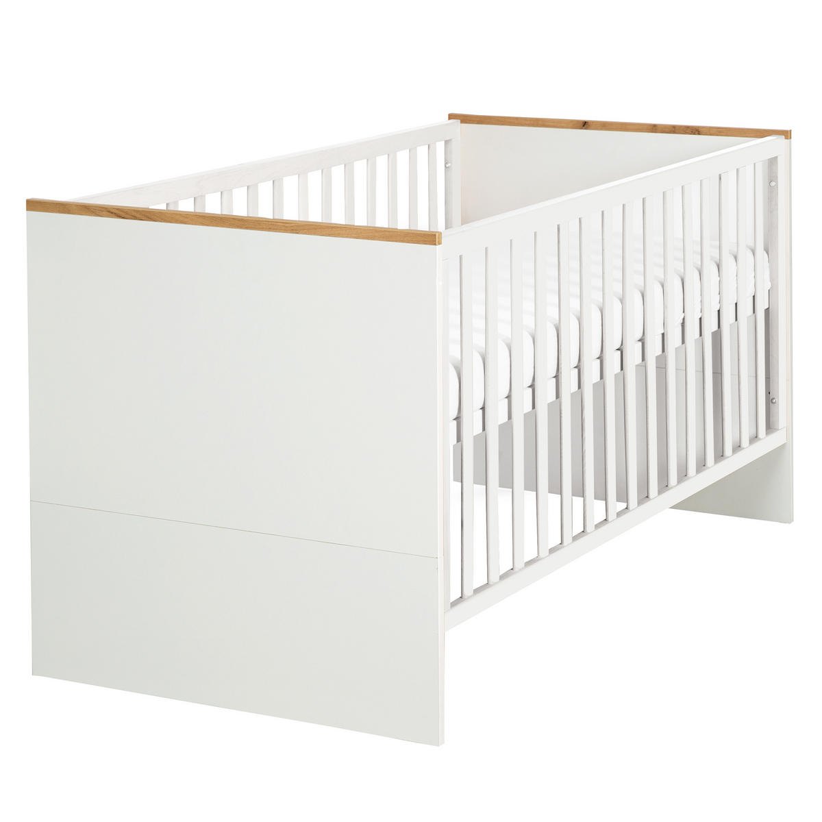 BABYZIMMER-SET Finn, 3-teilig - Weiß, Holzwerkstoff (76/82.5/144cm) - Roba