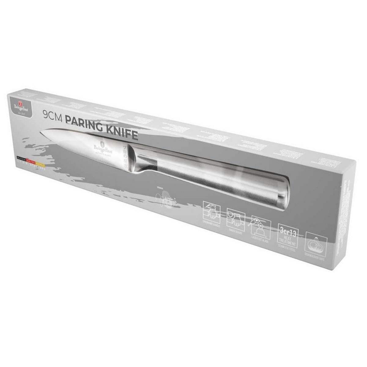 GEMÜSEMESSER Silber 22/1.5/22 cm BH2827 - Silberfarben, Metall (22cm) - Berlinger Haus