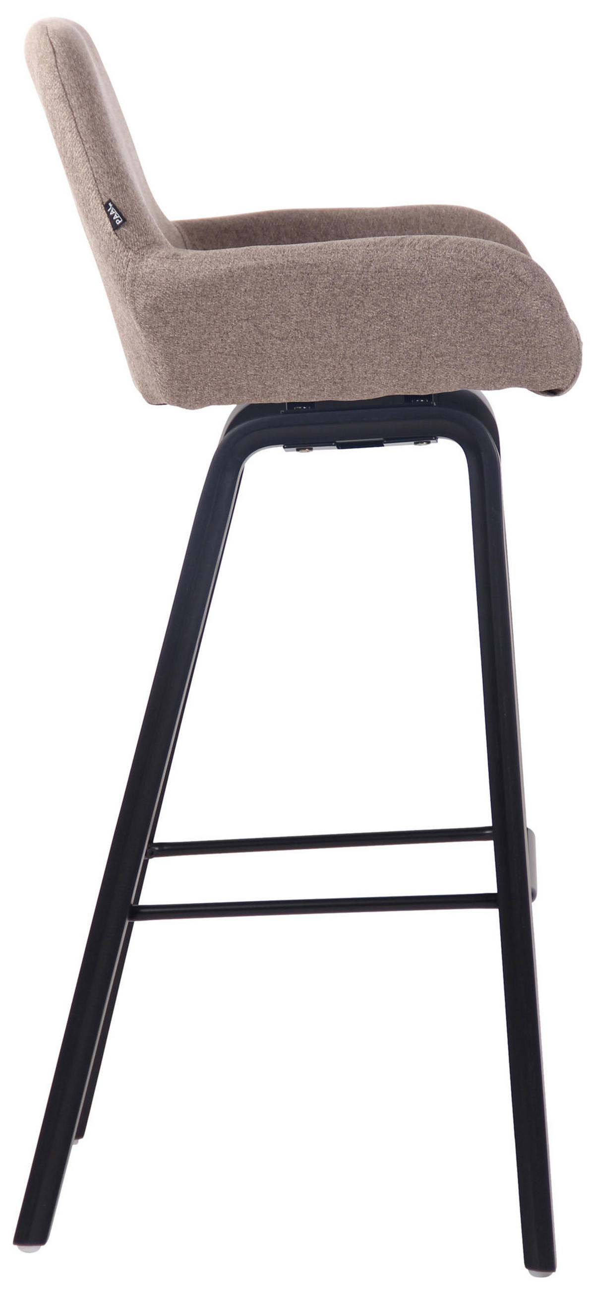 BARHOCKER Stoff taupe - Taupe, Textil (52/103/51cm) - CLP