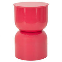BEISTELLTISCH Metall Oyi 31/31/46 cm - Rosa, Metall (31/46/31cm) - Mauro Ferretti