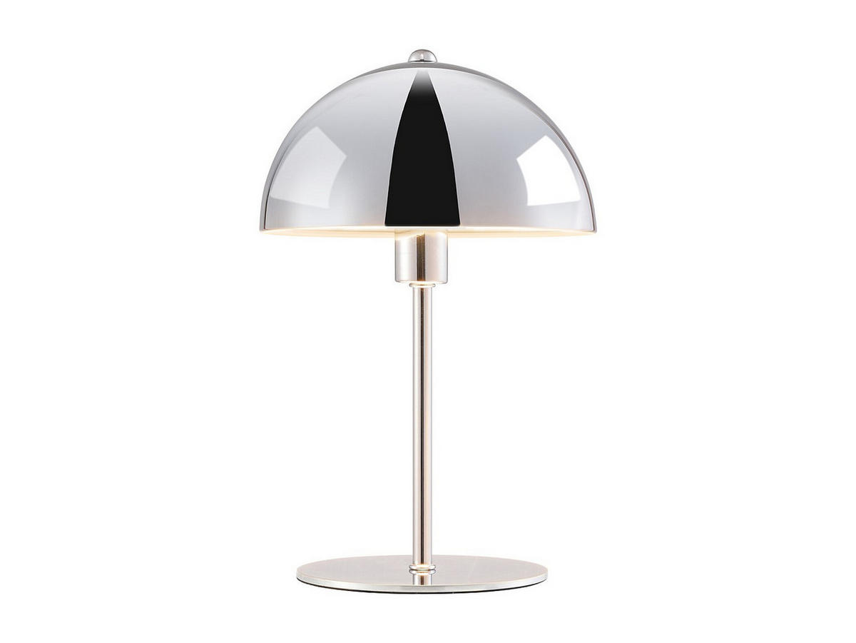 TISCHLAMPE - 20 cm x 20 cm - metall - silberfarben Ontario - Silberfarben, Metall (20/20/30cm) - Vente-Unique