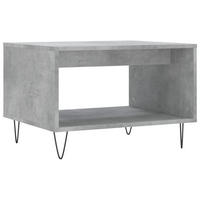 COUCHTISCH Betongrau 60x50x40 cm Holzwerkstoff - Grau, Holzwerkstoff (60/50/40cm) - furnicato