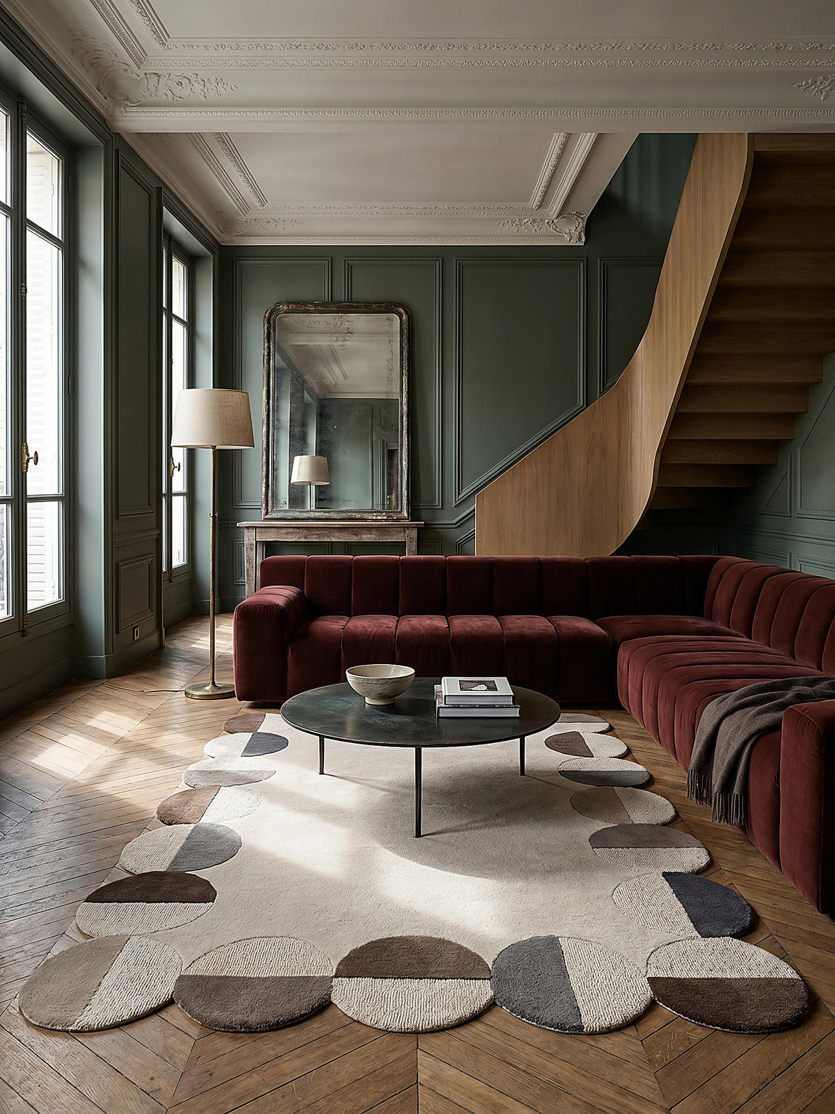 TEPPICH aus Wolle HALLEIN in Natur, geometrisch, 160 x 230 cm - Beige, Textil (160/230cm) - KADIMA DESIGN