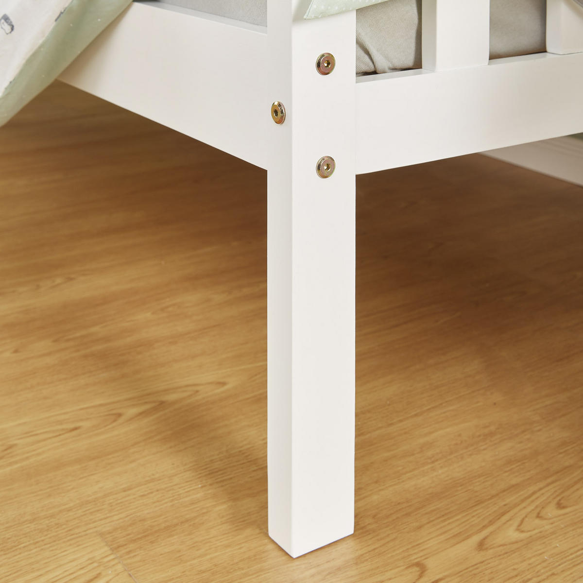 KINDERBETT 70/140 weiß - Weiß, Holz (70/140cm) - Homestyle4u