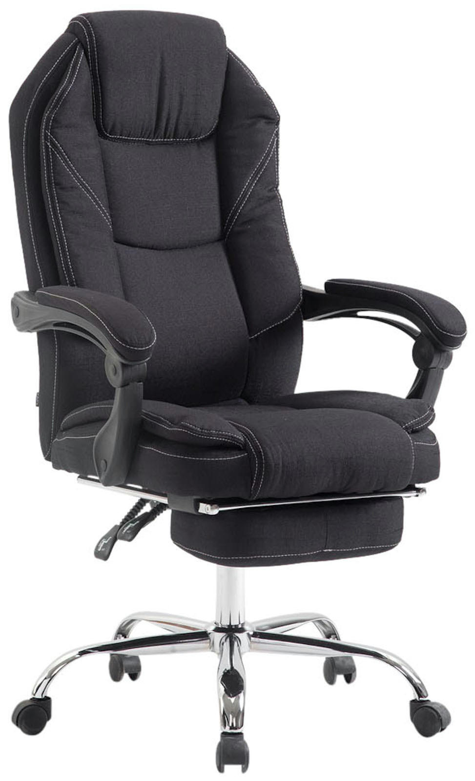 Deluke Bürostuhl Schwarz 67x114x64 cm