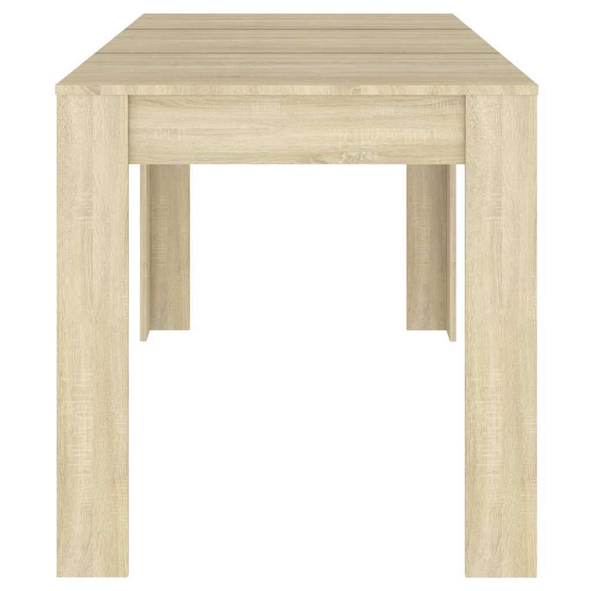 ESSTISCH Sonoma-Eiche 140x74,5x76 cm Holzwerkstoff - Braun, Holzwerkstoff (140/74.5/76cm) - furnicato
