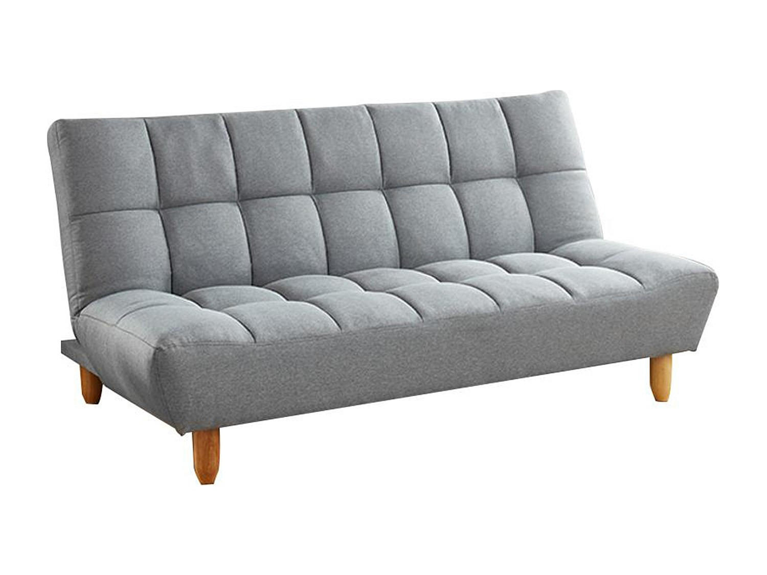 SCHLAFSOFA - 3 Personen - Stoff - Grau - - Grau, Textil (182/87/97cm) - Vente-Unique