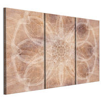 LEINWANDBILD Boho 3-tlg. 90x60 cm - Multicolor, Holz (90/60cm) - LUMASOUL