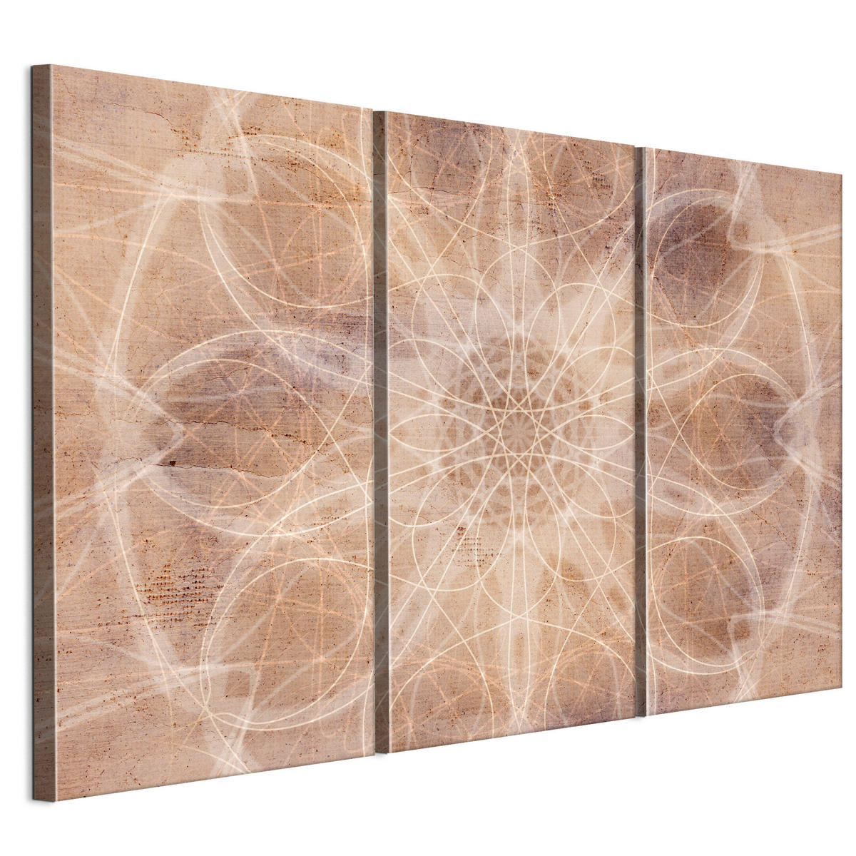 LEINWANDBILD Boho 3-tlg. 90x60 cm - Multicolor, Holz (90/60cm) - LUMASOUL