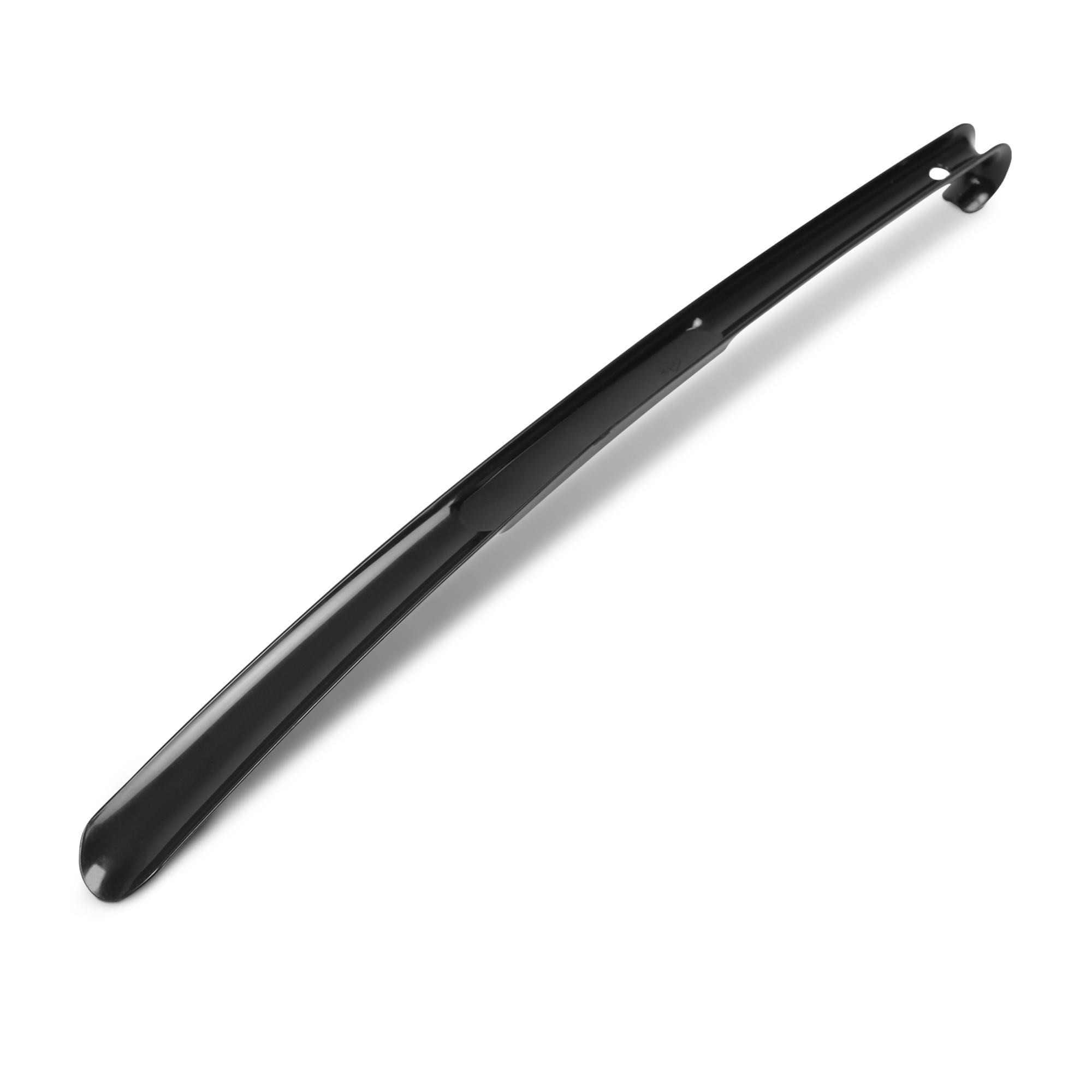 SCHUHLÖFFEL Kunststoff Schwarz 64 cm - Schwarz, Kunststoff (4/1/64cm) - ProHome