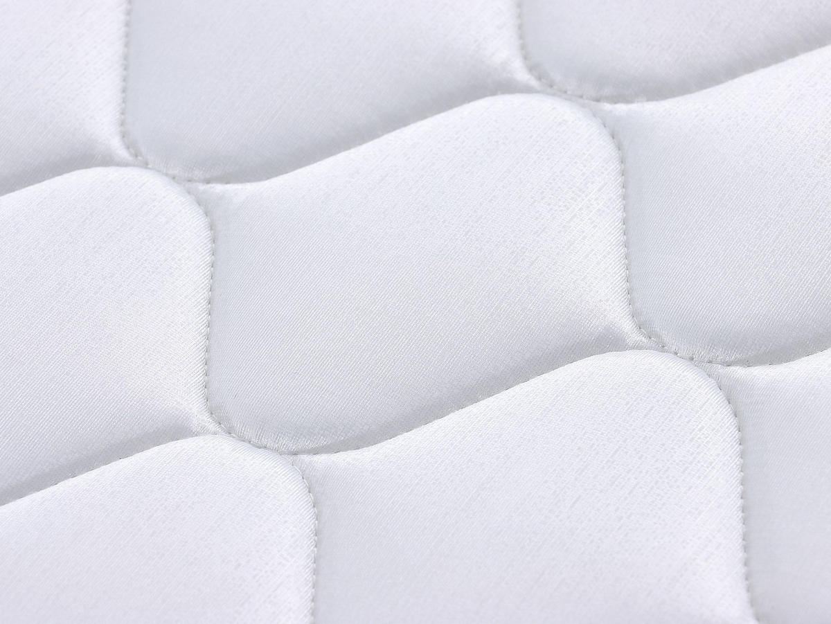 STANDARDMATRATZE - 1 Person - stoff - weiß Wolkenlos - Weiß, Textil (90/200cm) - Vente-Unique