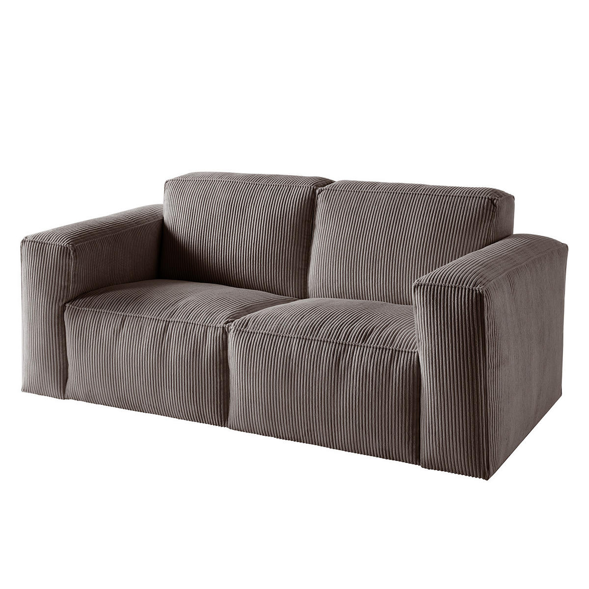 2-SITZER SOFA - Cappuccino, Textil (190/75/96cm) - home24