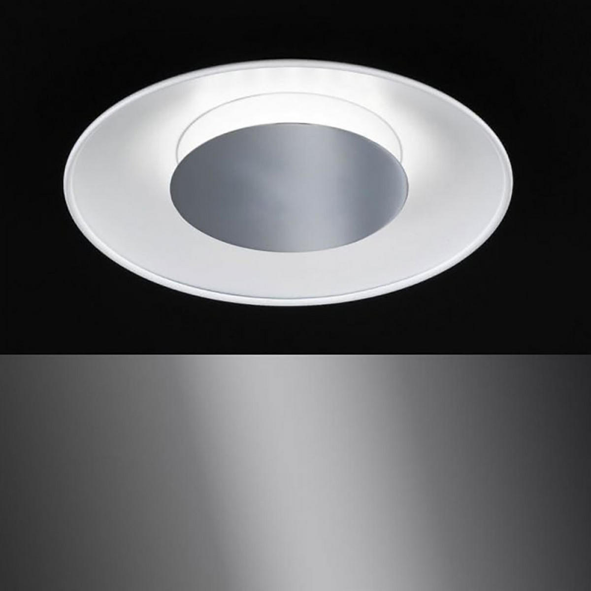 LED DECKENLEUCHTE Glas Weiß - Weiß, Glas (30/30/6cm) - Wofi