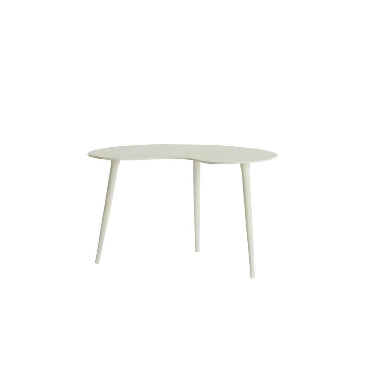 BEISTELLTISCH Linos Weiß 67/49/41 cm - Weiß, Metall (67/49/41cm) - Light & Living