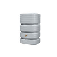 WANDTANK 500 L, betongrau - Grau, Kunststoff (62/122/80cm) - 4rain