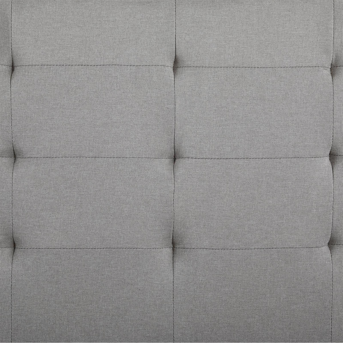 POLSTERBETT OHIO 90X200 CM - Grau, Textil (90/200cm) - CARO-Möbel