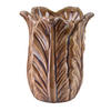 VASE Lettu braun 16/16/20 cm Keramik - Braun, Keramik (20cm) - Mondex
