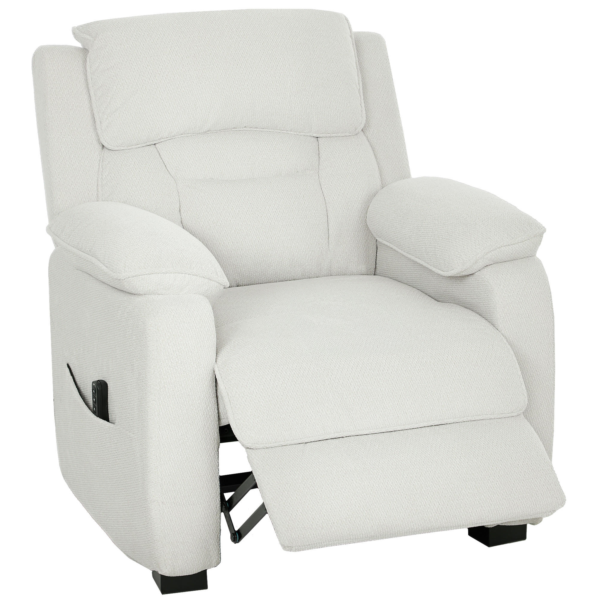 RELAXSESSEL DE-15411 150° neigbar mit Fußstütze Creme - Creme, Metall (86/103/90cm) - ComfortXL