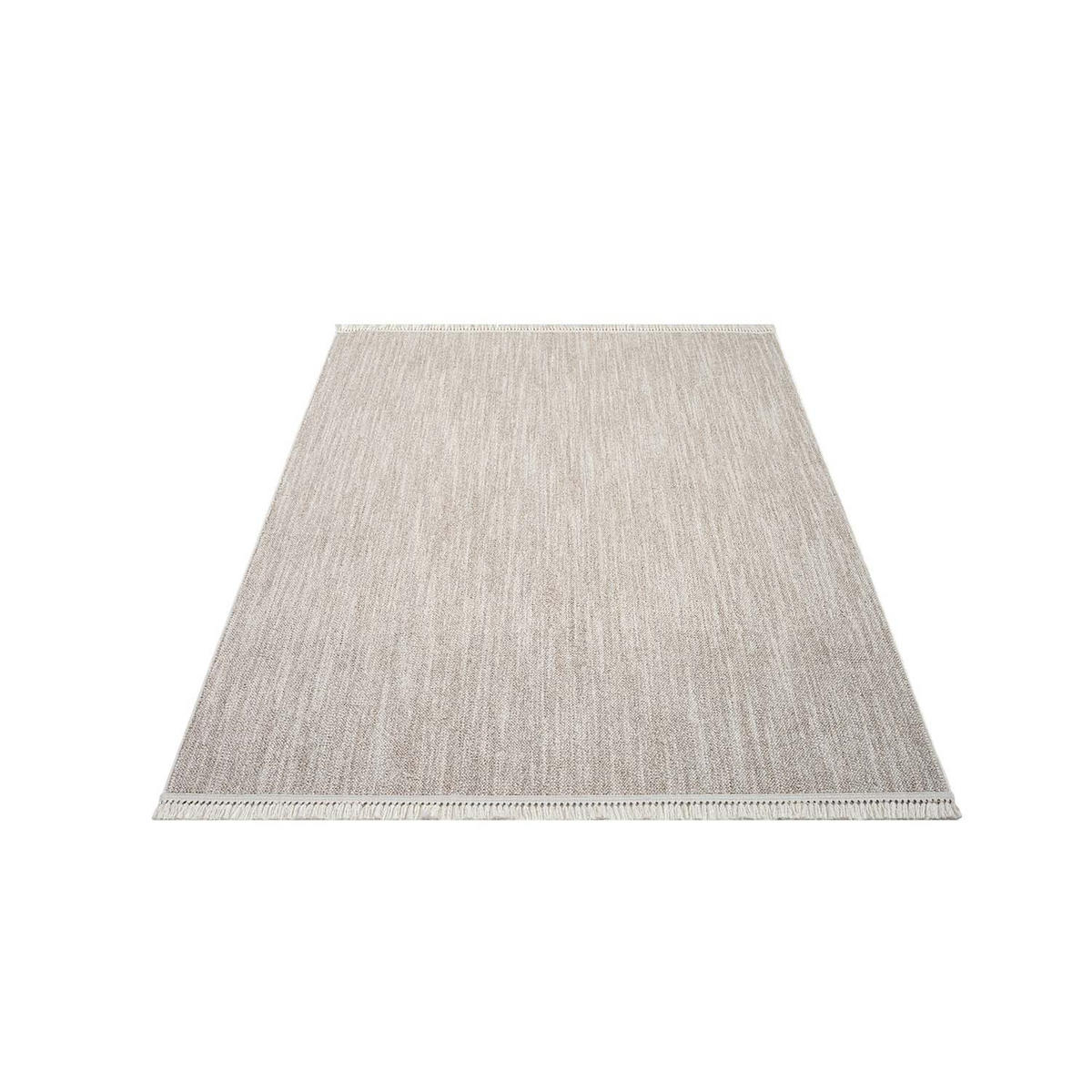 KURZFLOR-TEPPICH Clasico 0052 Beige 120x170 cm - Beige, Textil (120/170cm) - carpet city
