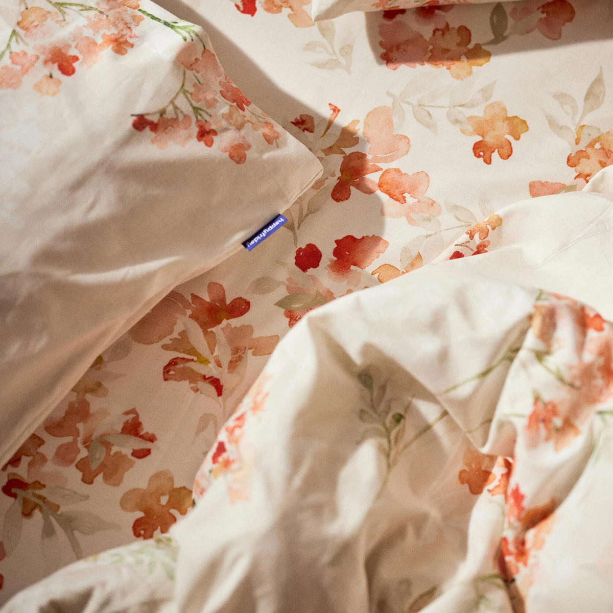 KISSENBEZUG riomaggiore 80x80 cm mehrfarbig - Multicolor, Textil (80/80cm) - Happy Friday
