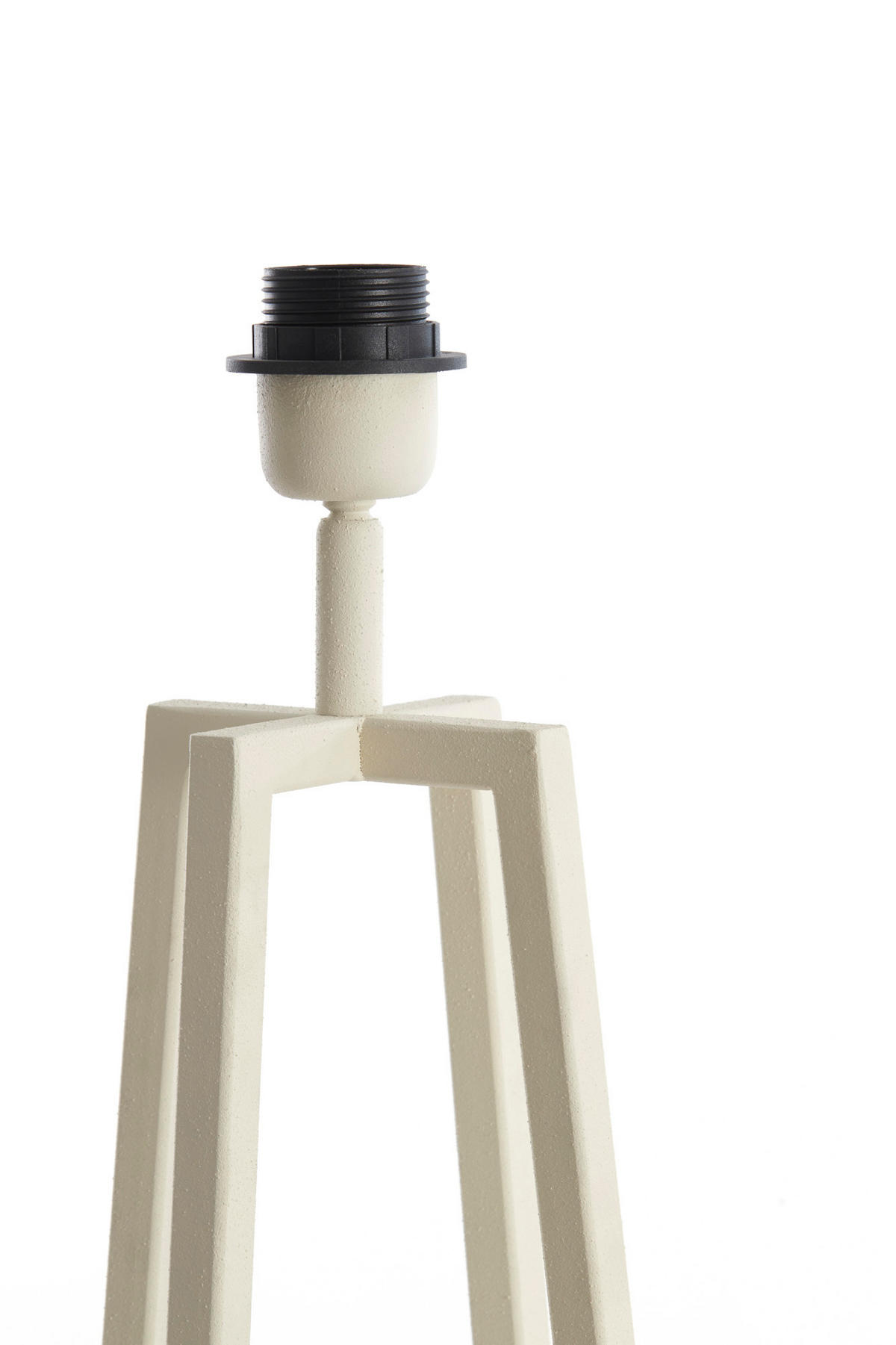 LAMPENFUSS Miley Weiß 21/21/56 cm - Weiß, Metall (21/21/56cm) - Light & Living