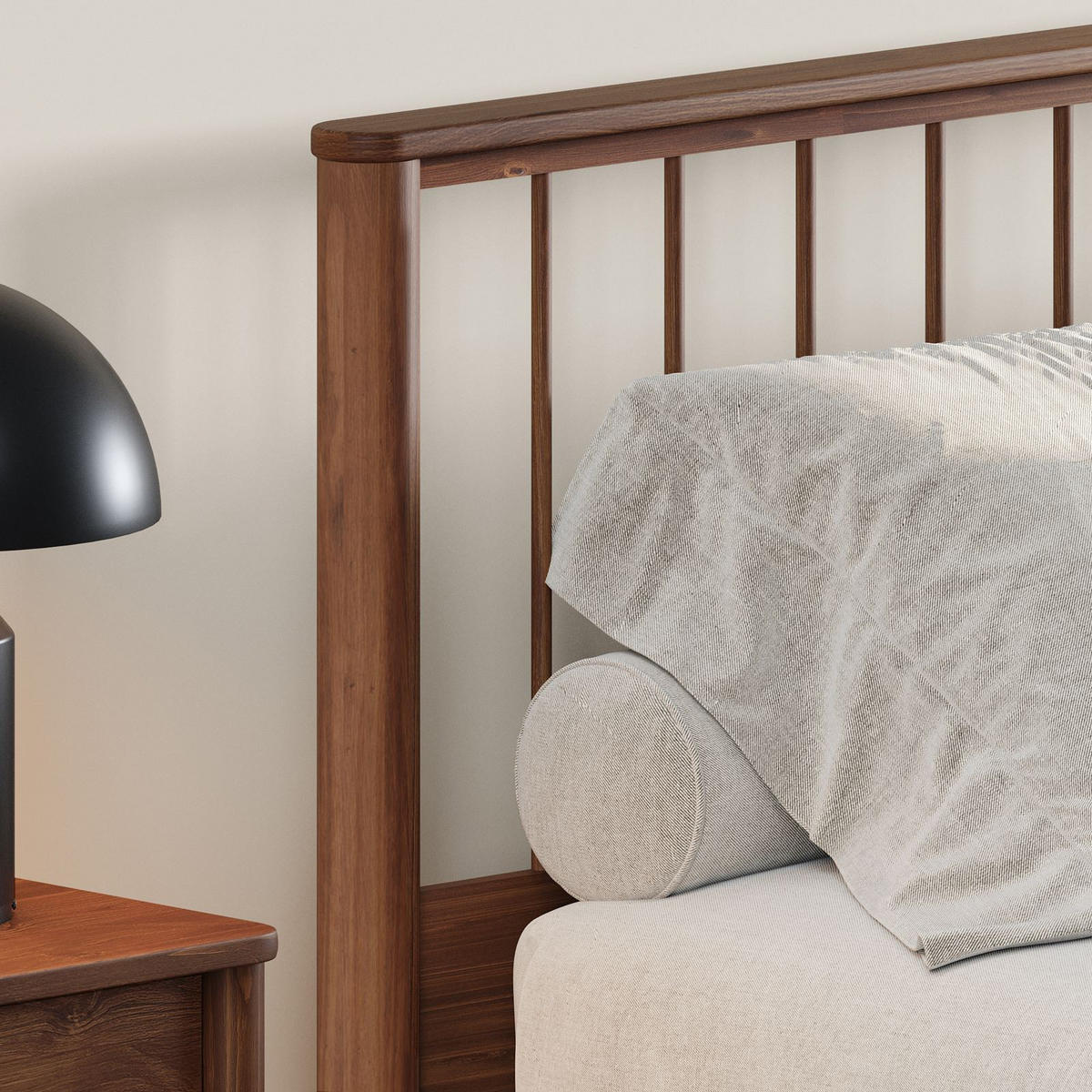 BETT APOANA 140X190 CM - Kastanienfarben, Holz (140/190cm) - IDIMEX