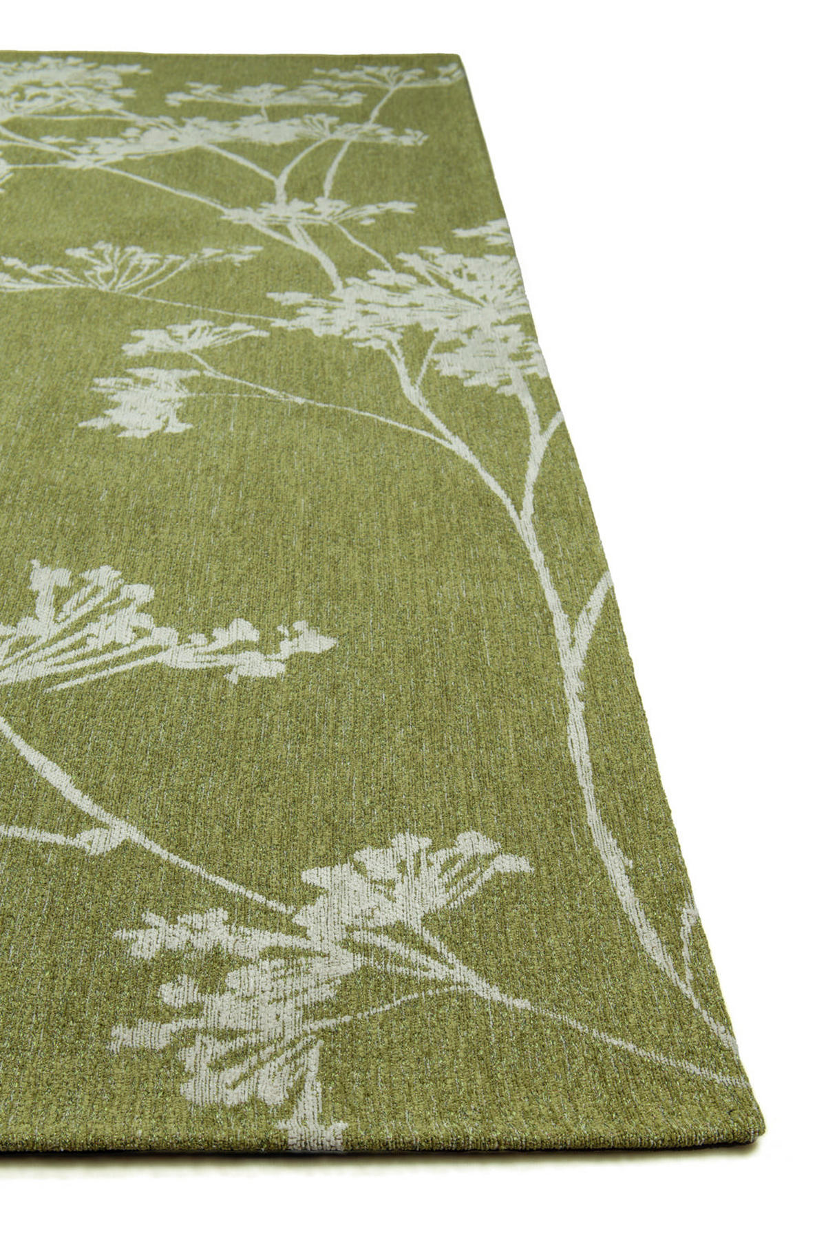 TEPPICH modern Flachgewebe BASIL Grün 240x340 cm - Grün, Textil (240/340cm) - Novatrend