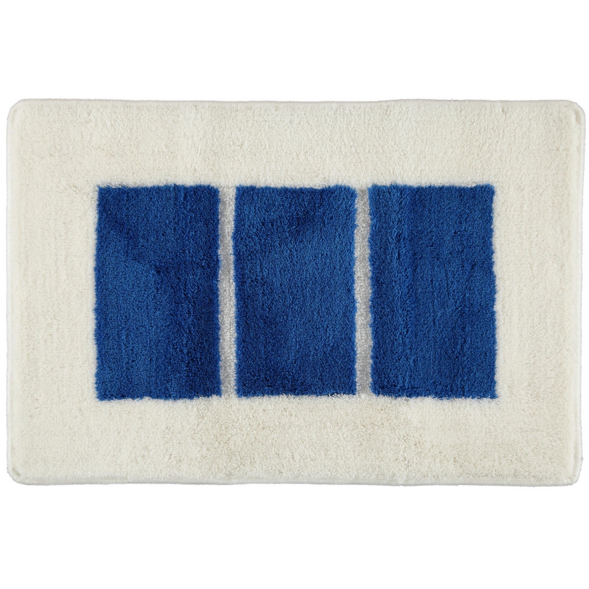 BADTEPPICH LIBERTY WEISS-BLAU - 844 - Blau, Textil (60/90cm) - Rhomtuft