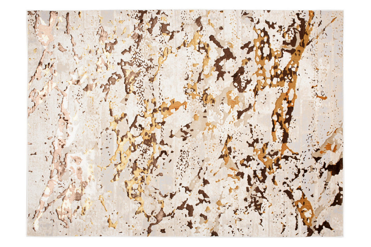 TEPPICH GOLDEN Creme 200/300 cm - Creme, Kunststoff (200/300cm) - Tapiso