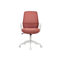 BÜROSTUHL ohne Armlehnen - 60.5 x 61.5 - stoff - terracotta, weiß Vatista - Weiß, Textil (60.5/103/61.5cm) - Vente-Unique