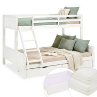 ETAGENBETT 90/200 cm und 140/200 cm weiß Bettkasten - Weiß, Holz - Homestyle4u