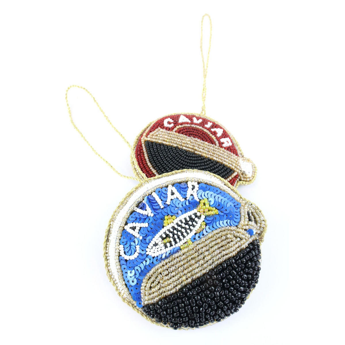 DEKOOBJEKT Caviar 2er Set - Multicolor, Textil (9/1.5/9cm) - FURNARO